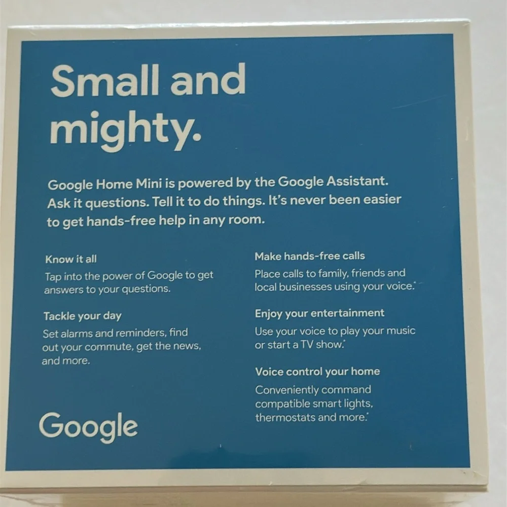 GOOGLE || Home Mini - Light Gray Smart Speaker
